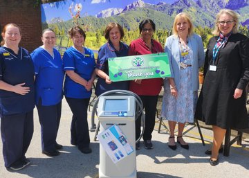 Donated medical equipment benefits critically ill patients