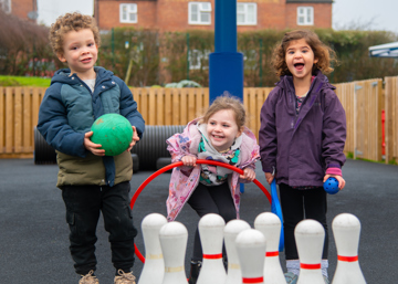 Nursery children benefit from generous donation