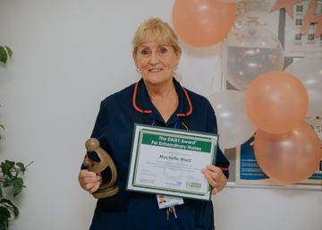 Hospital employee retires after 50 years of NHS service