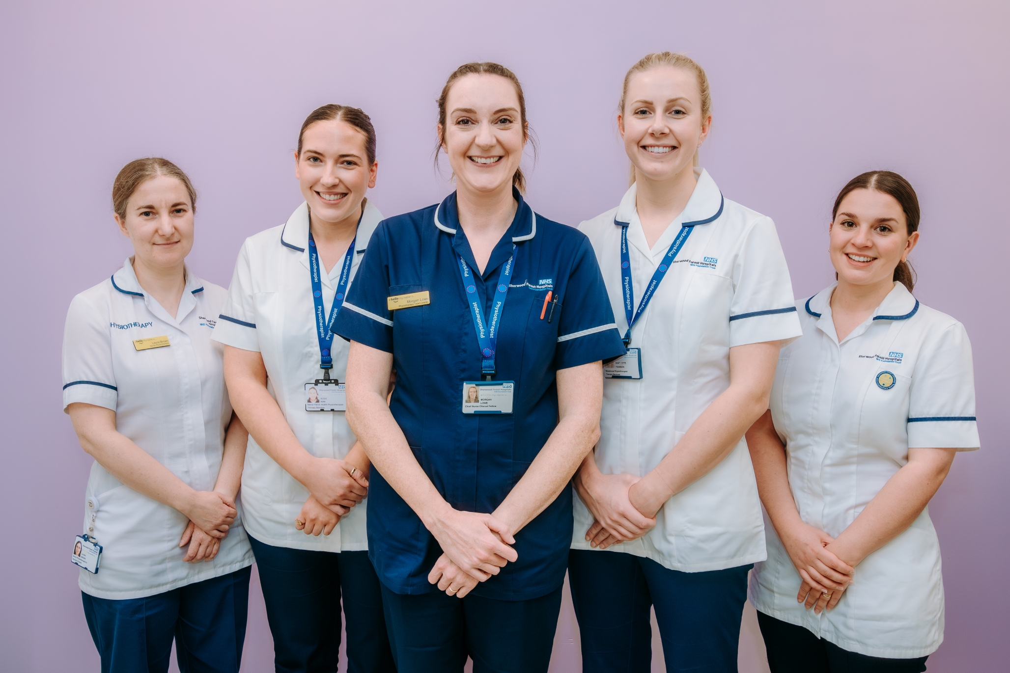 A photo of the pelvic health physiotherapy team