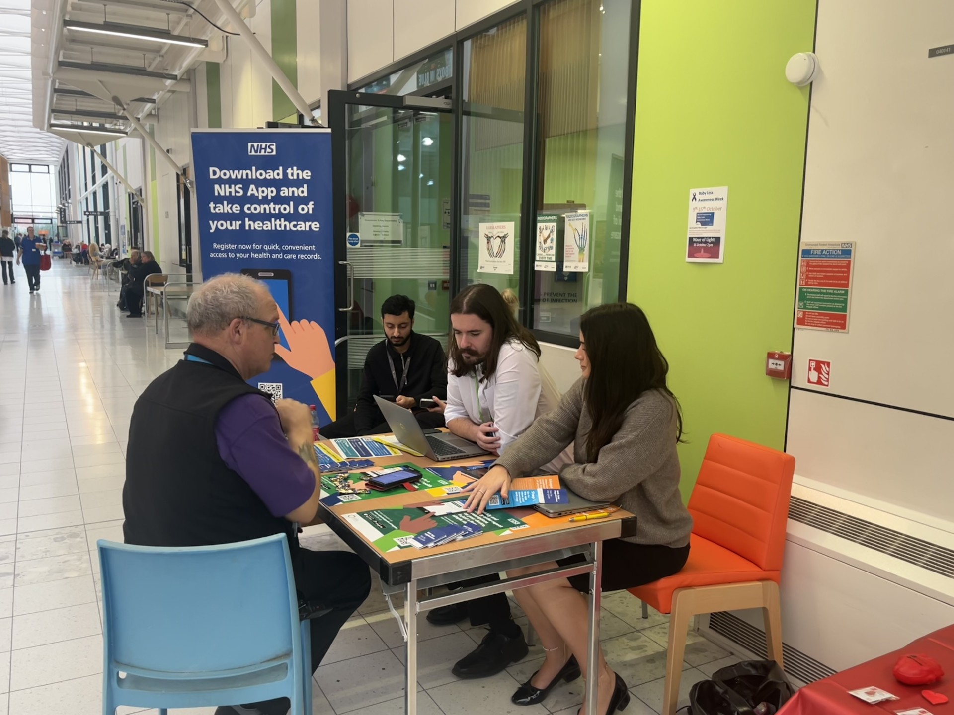 NHS app drop in session
